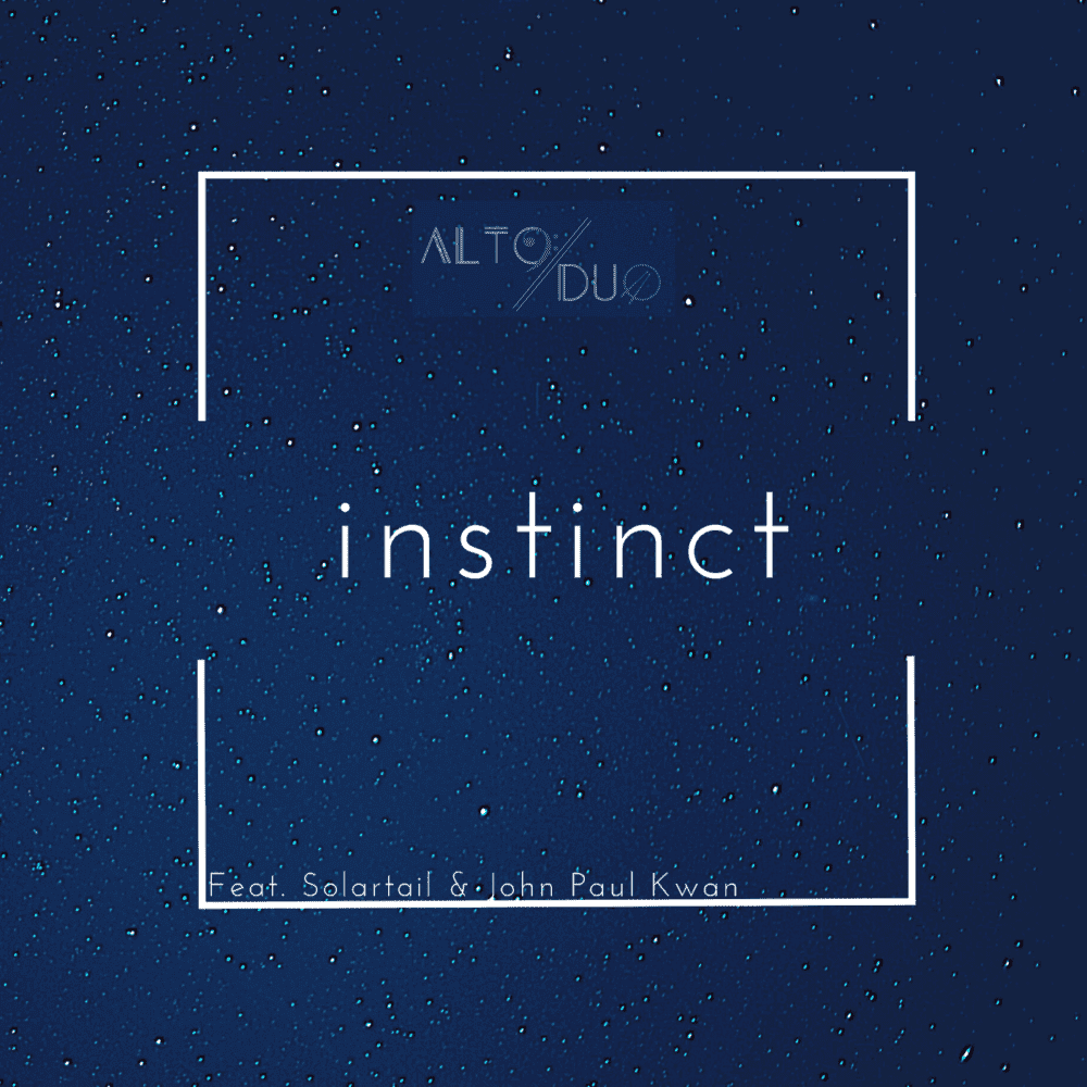 Album cover art for Altoduo's single Instinct
