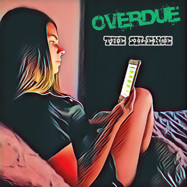cover art for Single called The Silence by South Australian 3-piece band Overdue