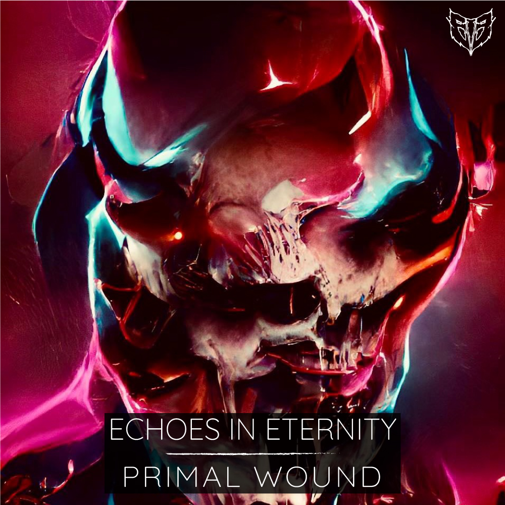 Cover Art by Aidan Cibich for Single, Primal Wound by Echoes In Eternity